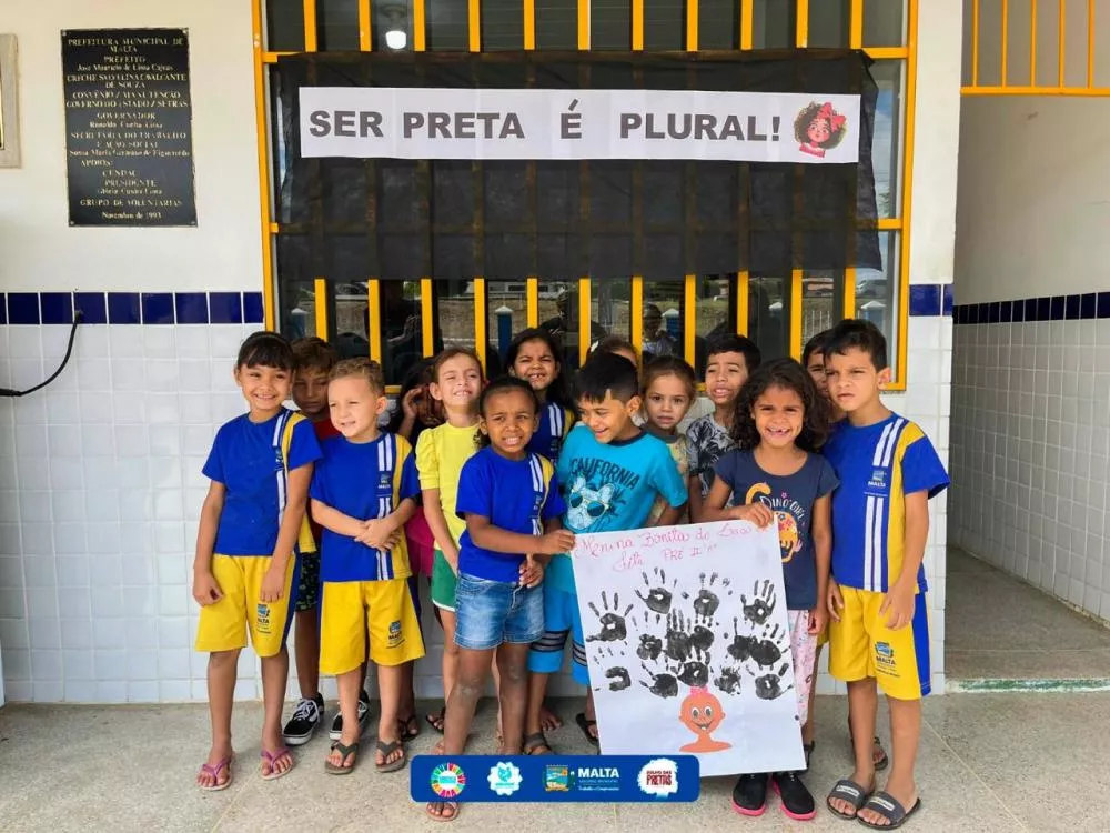 Prefeitura de Malta se destaca na campanha do Julho das Pretas, intensificando ações nas escolas e redes sociais