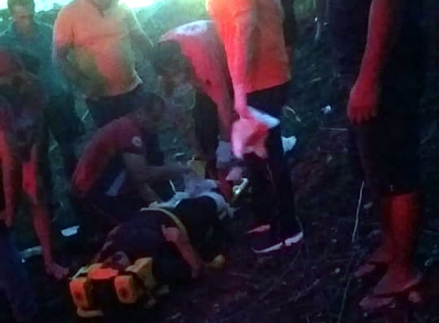 Motociclista fica ferido em colisão entre carro e moto na BR-230