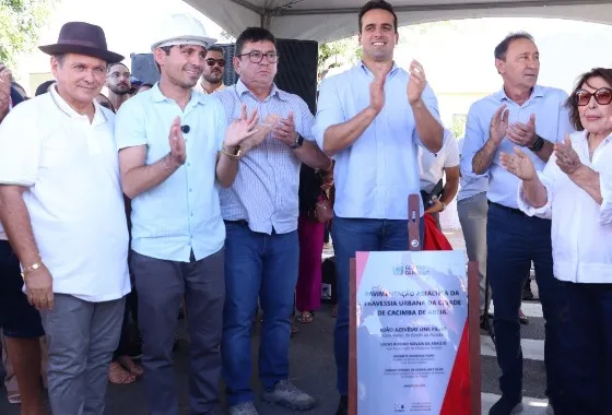 Vice-governador visita Cacimba de Areia, fiscaliza obras e entrega pavimentações
