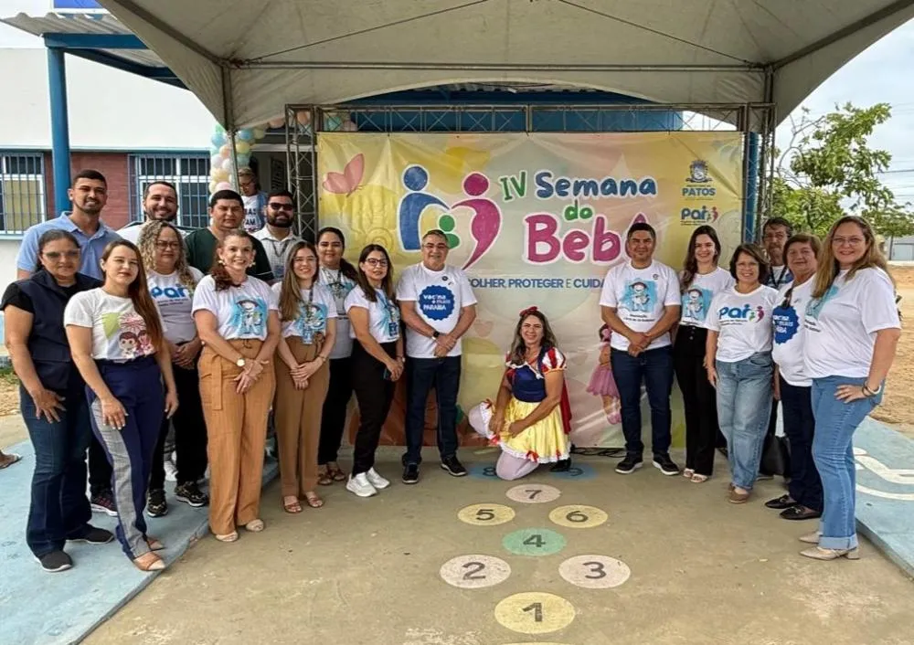 Patos realiza Dia D de Multivacinação e abre IV Semana do Bebê com foco em saúde e cuidados da primeira infância