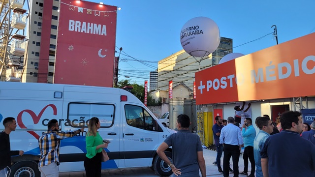 Governo instala Posto Médico no Parque do Povo para atender possíveis ocorrências durante o Maior São João do Mundo