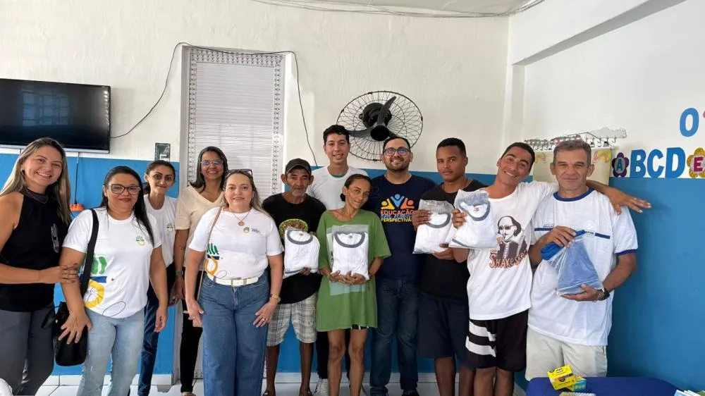 Patos inicia aulas do Programa Brasil Alfabetizado no Centro POP para pessoas em situação de rua
