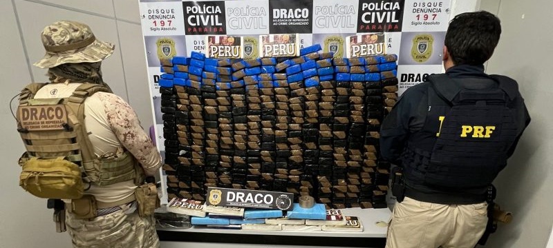 Operação apreende 400 kg drogas que iriam abastecer o Sertão da PB 