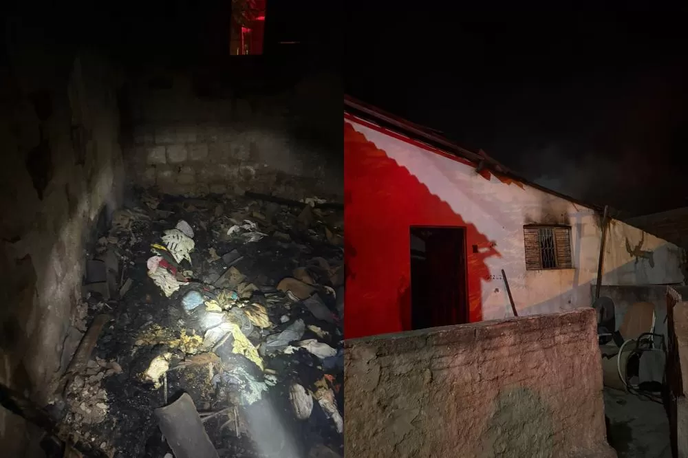 Incêndio em residência deixa idosa em estado grave no bairro Mutirão, em Patos