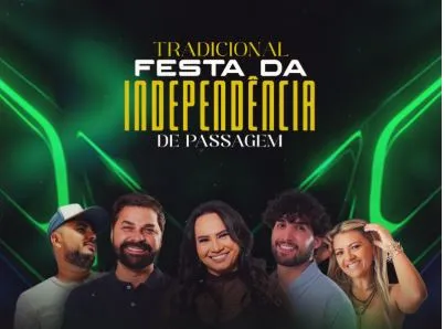 Programação do 7 de setembro promete movimentar Passagem com atrações para todos os públicos