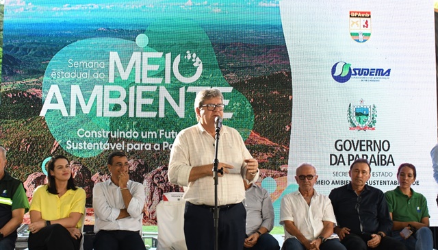 João Azevêdo firma parcerias com instituições de ensino superior e autoriza investimentos em abertura da Semana do Meio Ambiente