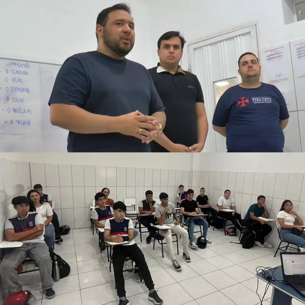 Parceria entre Vera Cruz e Secretaria de Juventude garante bolsas para curso técnico em Recursos Humanos para jovens de Patos