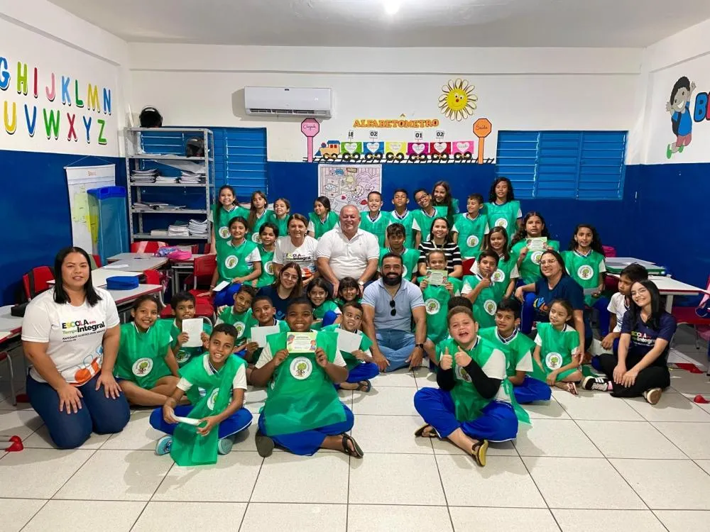 SEMADS promove atividade do projeto Guardas Mirins Ambientais em escola na zona sul de Patos