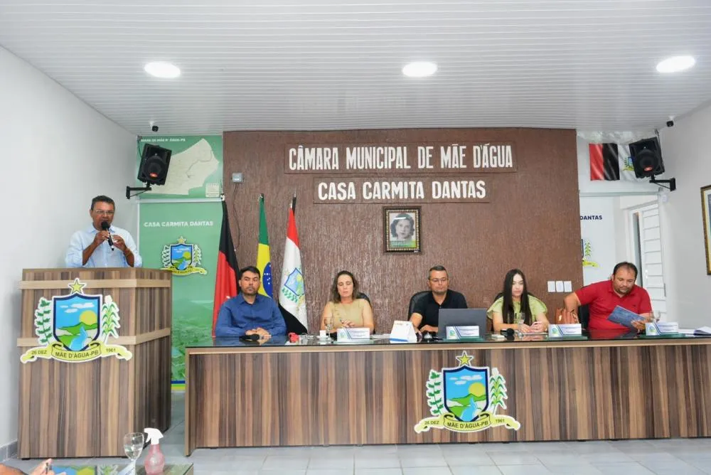 Câmara de vereadores de Mãe D´água realiza sessão ordinária com debates e aprovações importantes – confira  