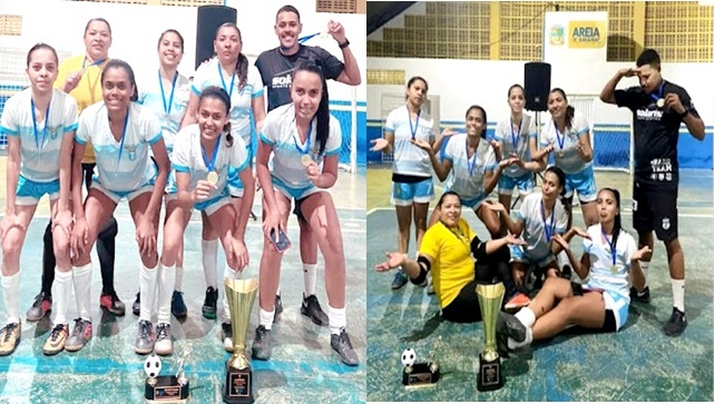 VÍDEOS: Lazio de Cacimba de Areia é campeã invicta do 1º Torneio de Futsal Feminino em Areia de Baraúnas 