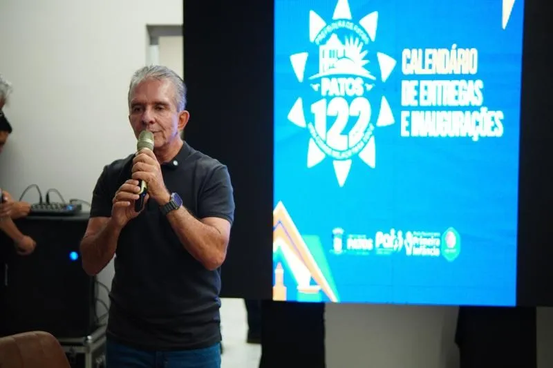 Prefeito anuncia calendário de inaugurações em alusão aos 122 anos de Patos