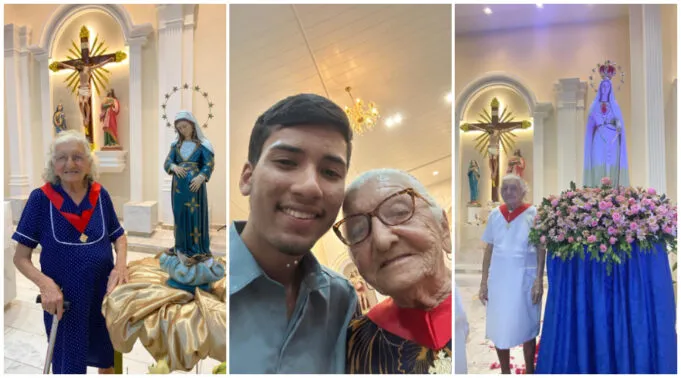 Dona Corina, de Mãe d’Água, faz 110 anos de idade nesta quarta-feira e recebe o carinho da família