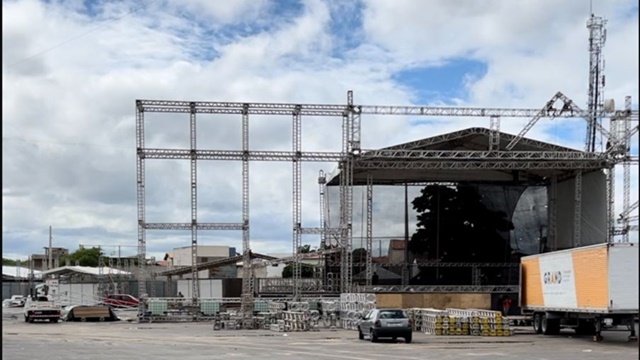 Terreiro do Forró está quase pronto para receber o público no São João de Patos 2023