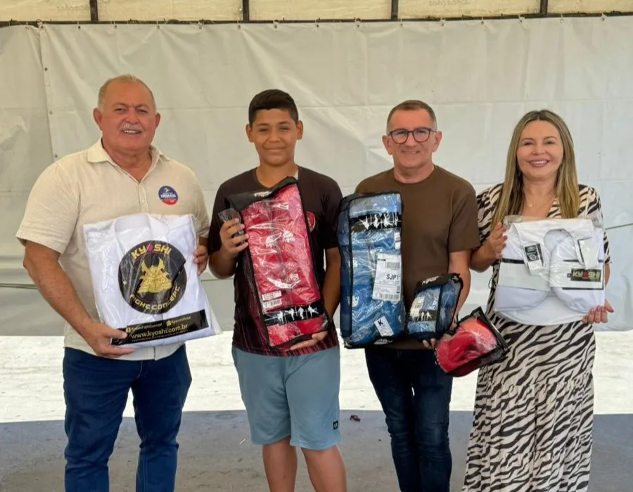 Prefeitura de Patos reforça apoio a atleta de karatê que representará a Paraíba nos Jogos Escolares Brasileiros