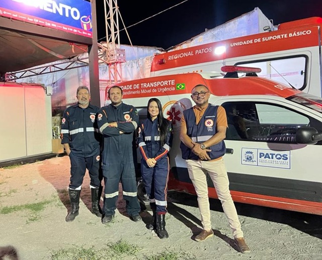 Secretaria de Saúde de Patos reforça assistência durante o São João 2023 