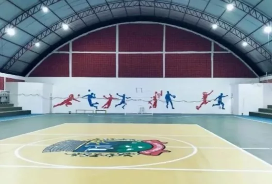 Prefeitura de Cacimba de Areia entrega o ginásio de Esportes O Rapazinho renovado e modernizado