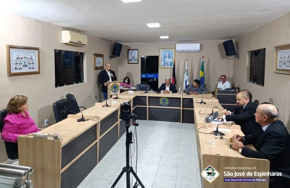 Câmara de São José de Espinharas realiza sessão ordinária com foco em temas de interesse da comunidade 