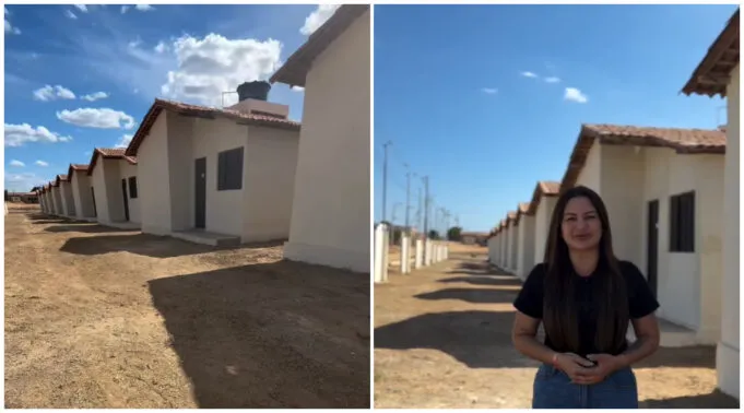 Prefeita de São José de Espinharas entregará as 30 primeiras casas do Conjunto Netto Gomes nesta terça-feira. Vídeo