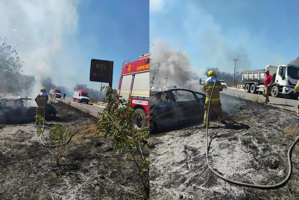Grave acidente deixa motorista morto e sua mulher ferida, entre São José do Bonfim e Teixeira