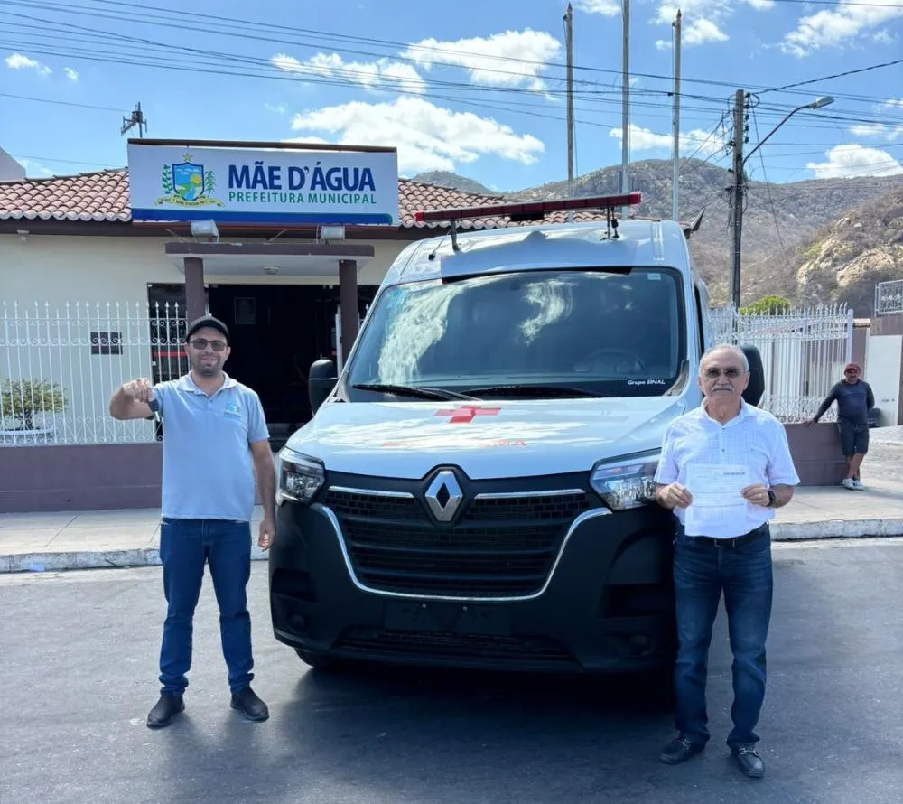 Prefeito Jucélio agradece a deputada Francisca Motta por aquisição de nova ambulância