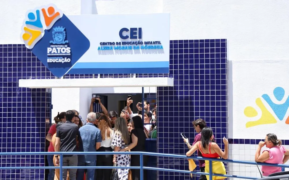 Prefeitura de Patos inaugura mais um CEI que acolherá 200 novas crianças em Tempo Integral