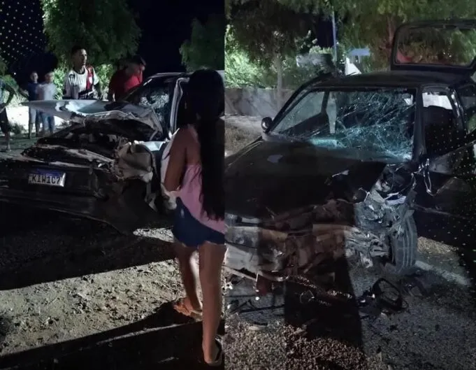 Motorista de Água Branca sobrevive a forte colisão na PB-306, em Tavares