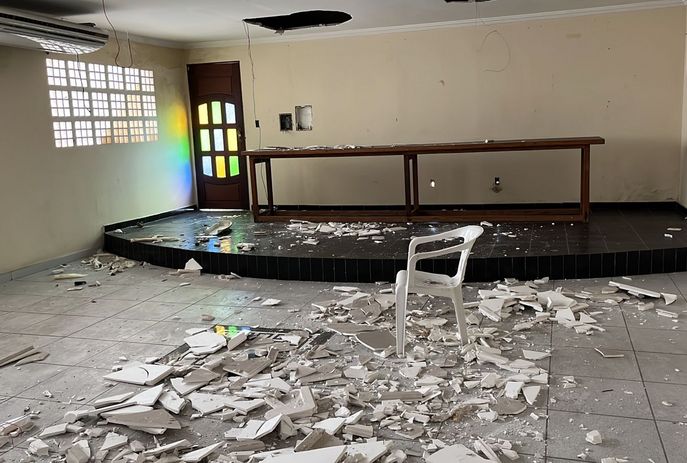 Vídeo: Sede do Sindicato dos Jornalistas é destruída em João Pessoa