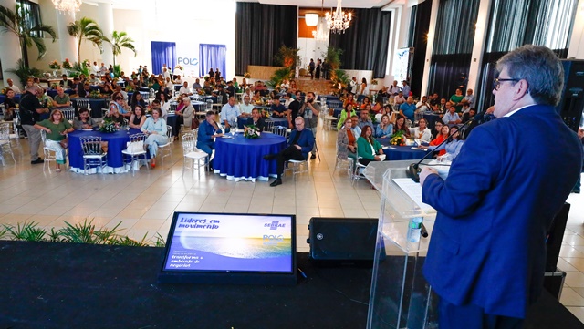 João Azevêdo prestigia evento ‘Líderes em Movimento’ do Sebrae e destaca importância do estímulo ao empreendedorismo 