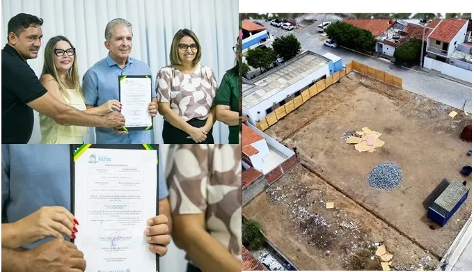 Prefeitura de Patos autoriza construção de quadra da ECIM CIEP III com recursos próprios