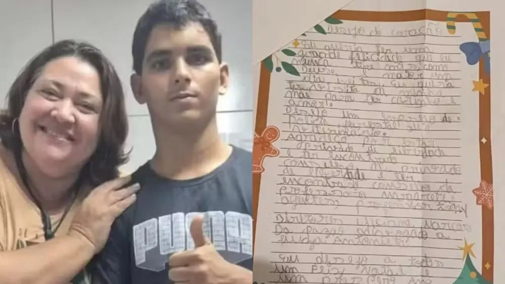 Uma carta escrita anos antes da tragédia revela os sonhos e os pedidos simples do jovem Gerson de Melo Machado, de 19 anos, que morreu após ser atacado por uma leoa no Parque Arruda Câmara, em João Pessoa
