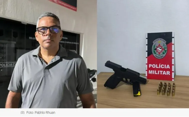 Vídeo: Policial militar de folga apreende arma furtada e conduz suspeito em Patos