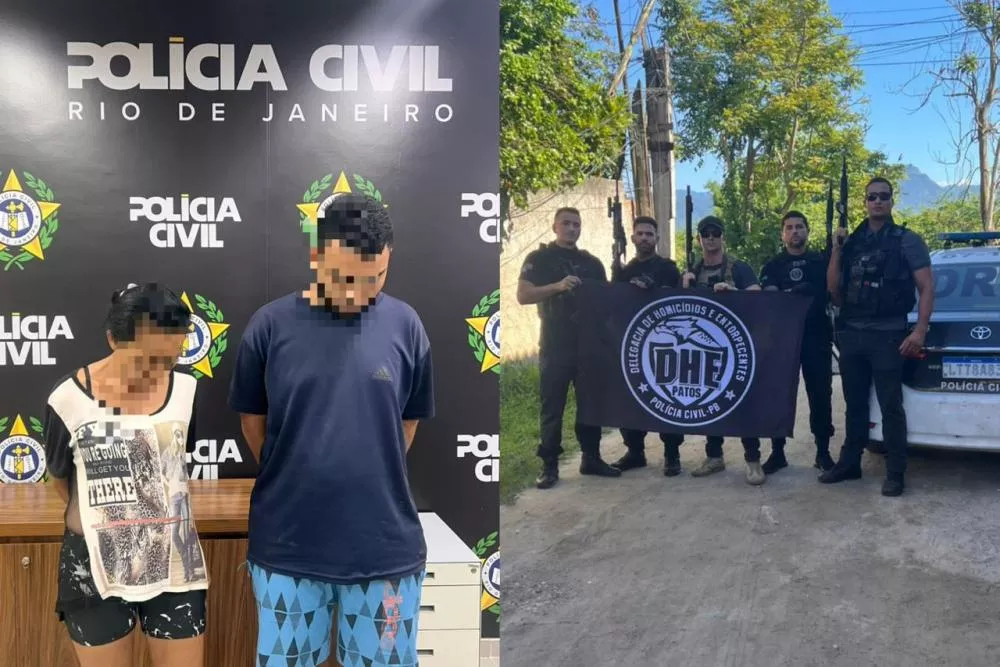 Operação Parabellum: Polícia Civil prende, no Rio de Janeiro, mãe e filho ligados a facção atuante no Sertão da Paraíba