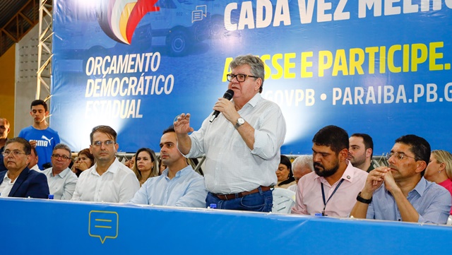 João Azevêdo abre ciclo de audiências do Orçamento Democrático e apresenta diversas ações para a 9ª Região Geoadministrativa 