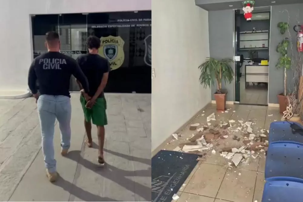 Polícia Civil prende suspeito de arrombamento e furto em escritório de contabilidade no Centro de Patos 