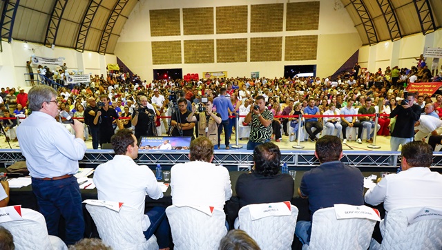 João Azevêdo participa de plenária do ODE em Sousa e anuncia investimentos superiores a R$ 13 milhões na região 