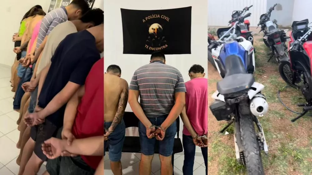 4 adultos são presos e 7 menores apreendidos suspeitos de arrombarem pátio da delegacia de São Bento