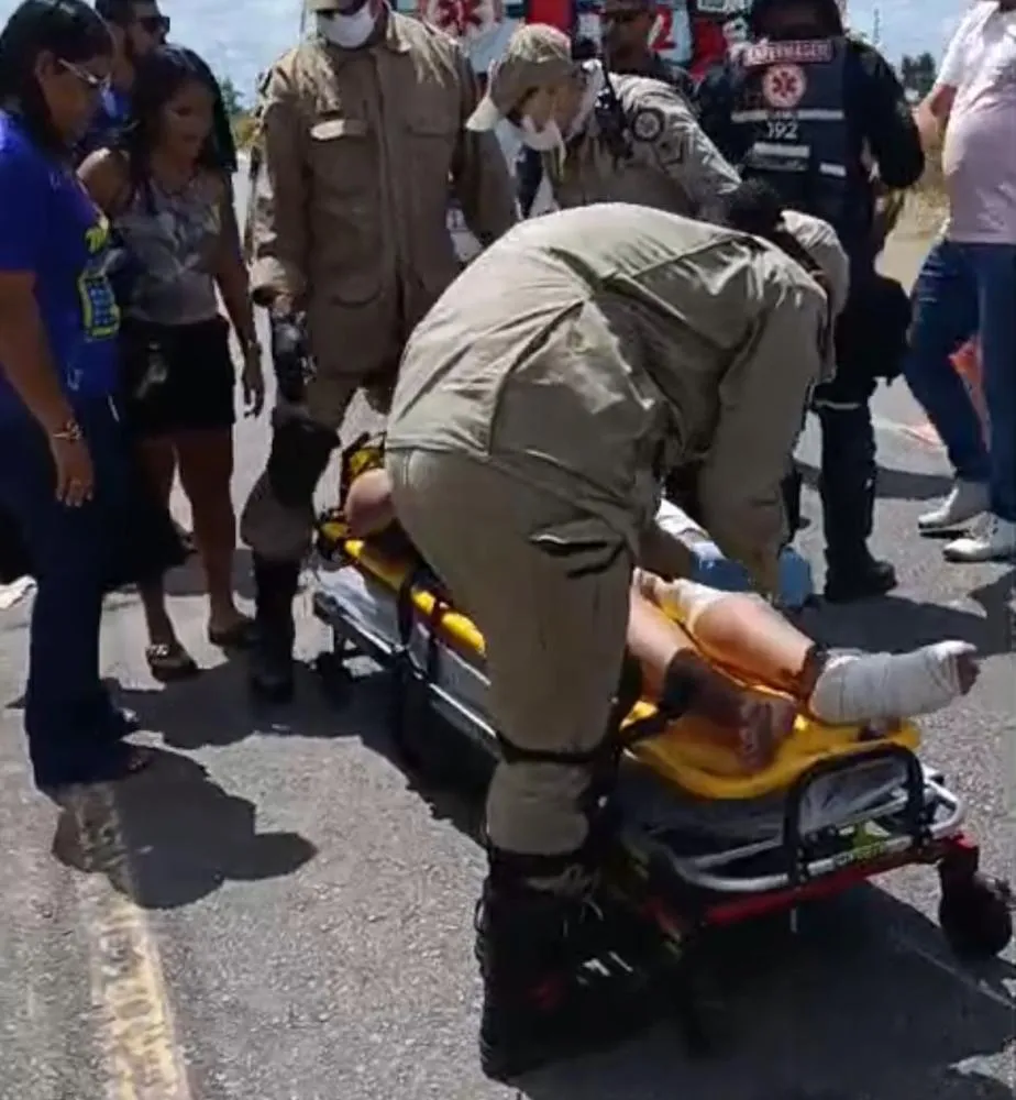 Idoso de 93 anos é atropelado por moto enquanto andava de bicicleta, na Grande JP