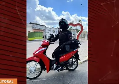 Jovem de Conceição, no Sertão paraibano, viraliza ao percorrer mais de 500km em uma Biz rumo ao Litoral
