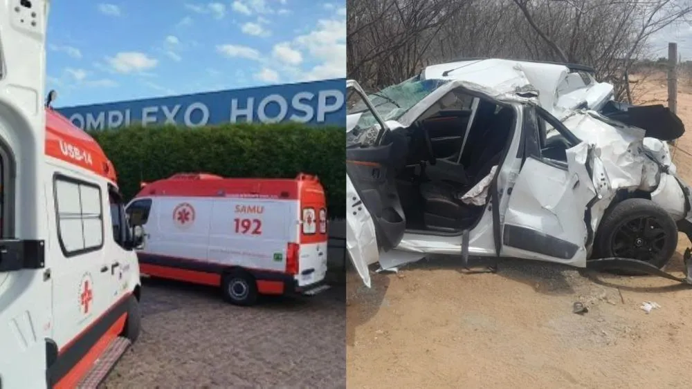 Médico segue em observação no Hospital Regional de Patos após grave acidente na PB-228, em Quixaba