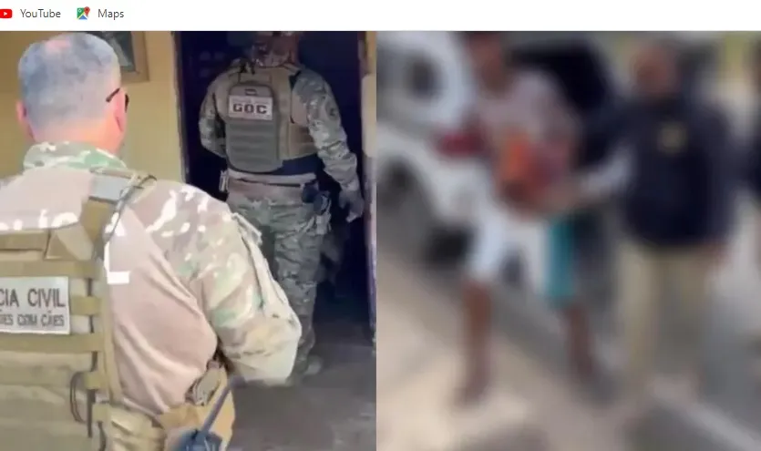 Polícia cumpre mandados em residências de família de presos que comandavam tráfico dentro do presídio, na PB