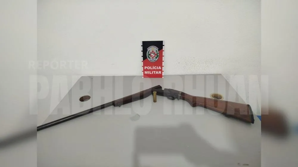 Homem é preso após disparos de arma de fogo e ameaças no bairro Santo Antônio, em Patos