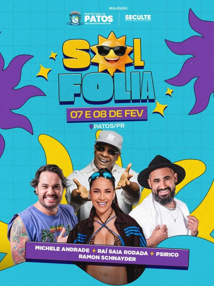 Nabor anuncia 1ª edição do Sol Folia que acontece nos dias 7 e 8 de fevereiro. Confira!