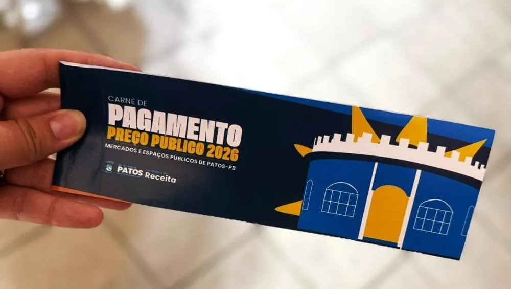 Prefeitura de Patos inicia entrega dos carnês do Preço Público 2026 nos mercados públicos e praças