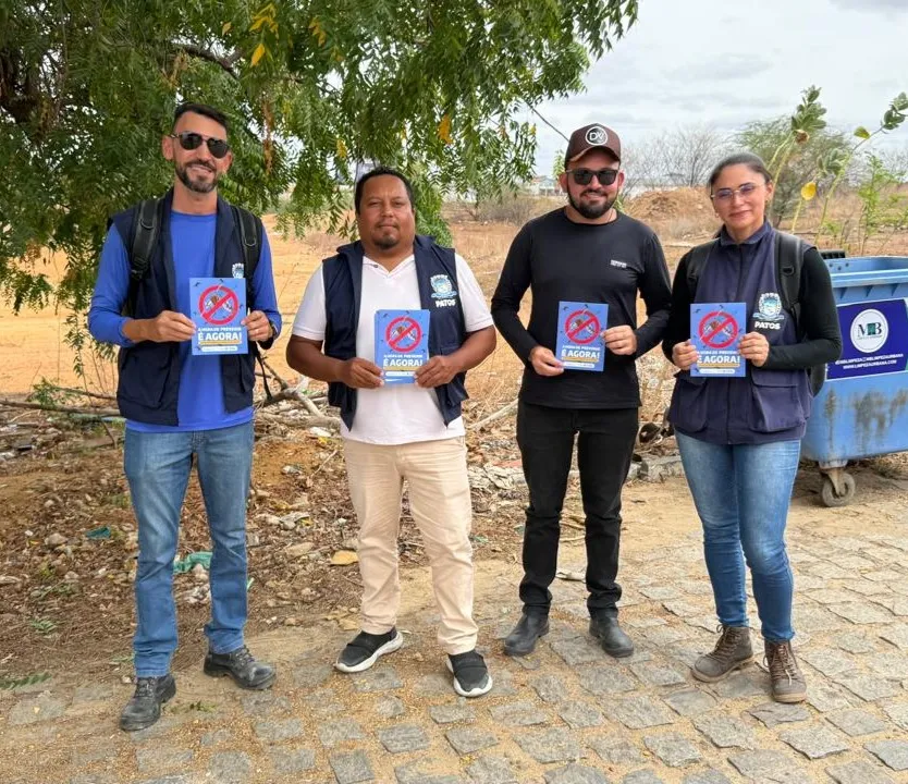 Prefeitura de Patos se antecipa ao período chuvoso e reforça ações preventivas contra o Aedes aegypti