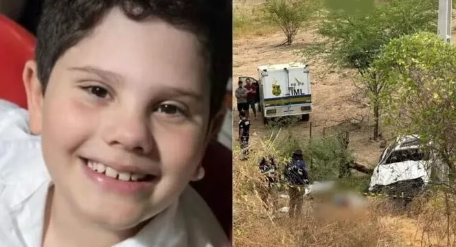 Grávida de 7 meses perde o bebê, a mãe e filho de 7 anos em acidente de carro em Acari-RN