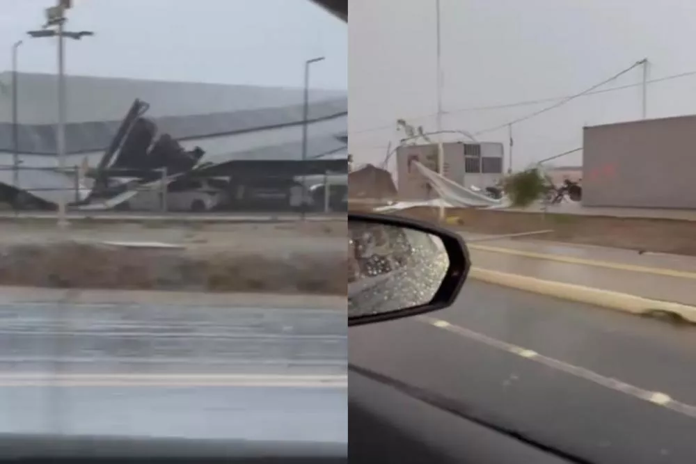 Tempestade com ventos fortes causa destruição em Patos e deixa rastro de prejuízos pela cidade 