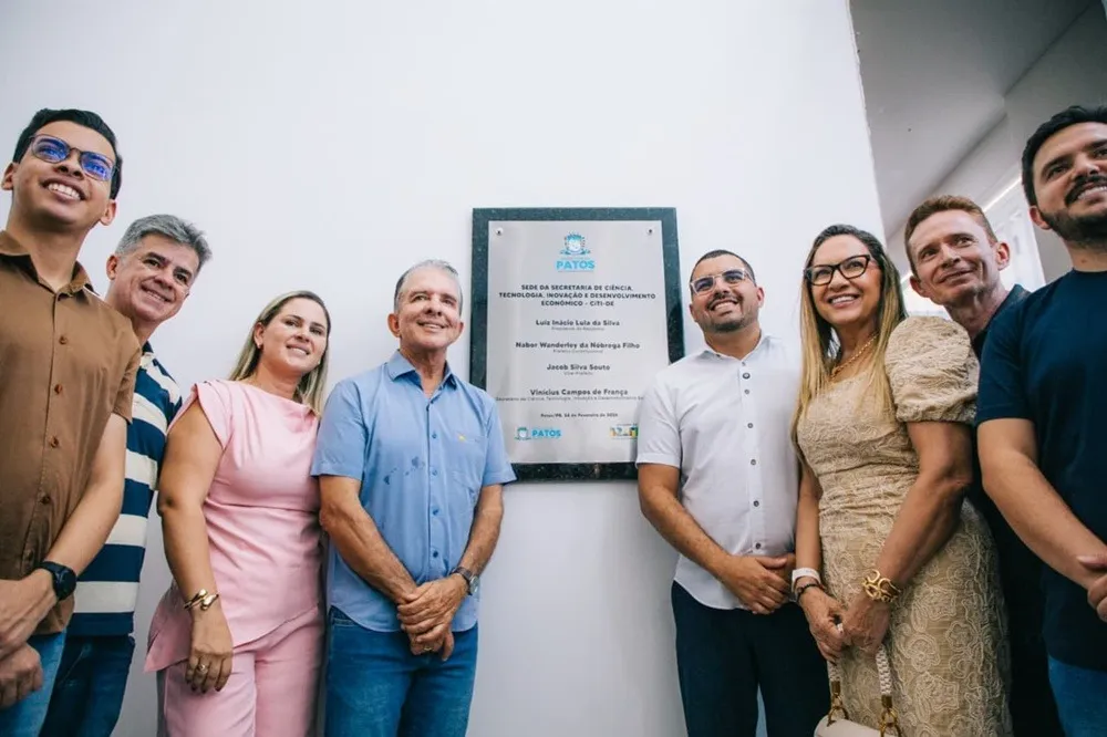 Prefeito de Patos inaugura nova sede da CiTI-DE e fortalece ações de inovação e desenvolvimento econômico