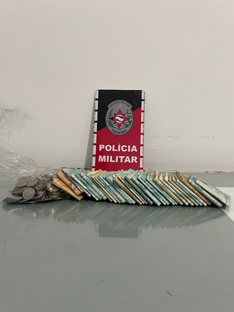 Polícia Militar recupera grande quantia em dinheiro e apreende carro após atender ocorrência de furto, no alto sertão da PB
