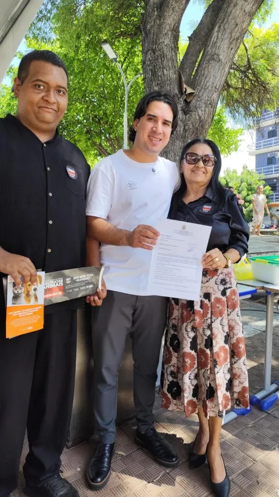 Presidente da Câmara de São José do Bonfim entrega Ofício ao Secretário Executivo da Proteção e Bem Estar Animal em prol da causa animal