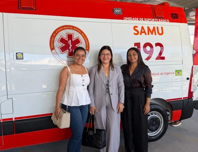 Passagem recebe nova ambulância do SAMU em cerimônia realizada em João Pessoa